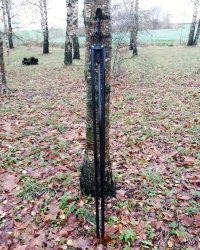 Katla statīvs ugunskuram melns