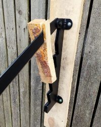 Skalu plēsējs melns tērauda